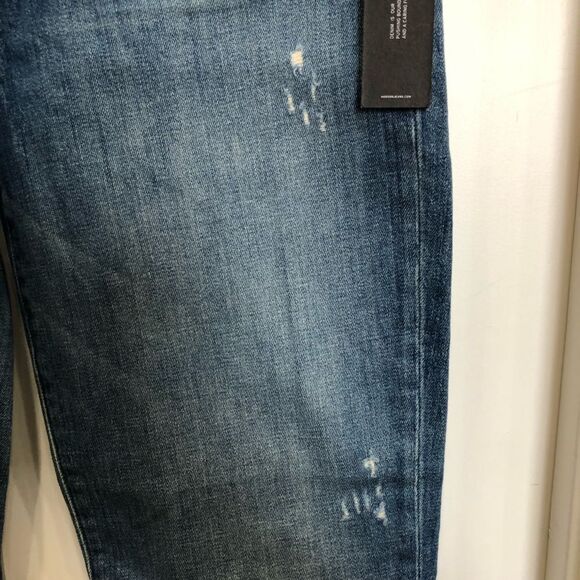 HUDSON - NWT L Sz 28 - Zoeey Straight-Leg Double Step Cropped Jean -Social Grace - Picture 4 of 16